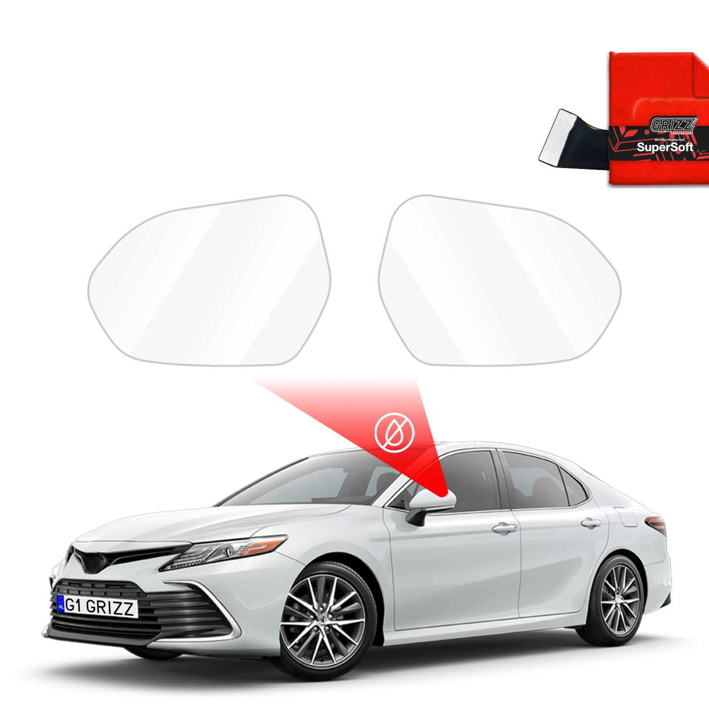 Folia przeciwdeszczowa Grizz Protector na lusterka do Toyota Camry (2020-2024)