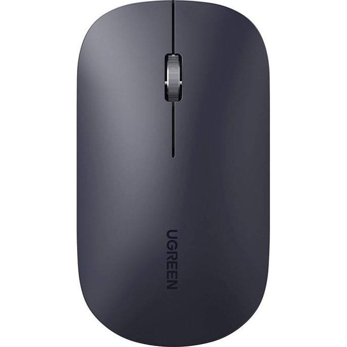 Image of Bezprzewodowa mysz optyczna, Ugreen MU001 Portable Wireless Mouse, USB 2.4GHz, czarna