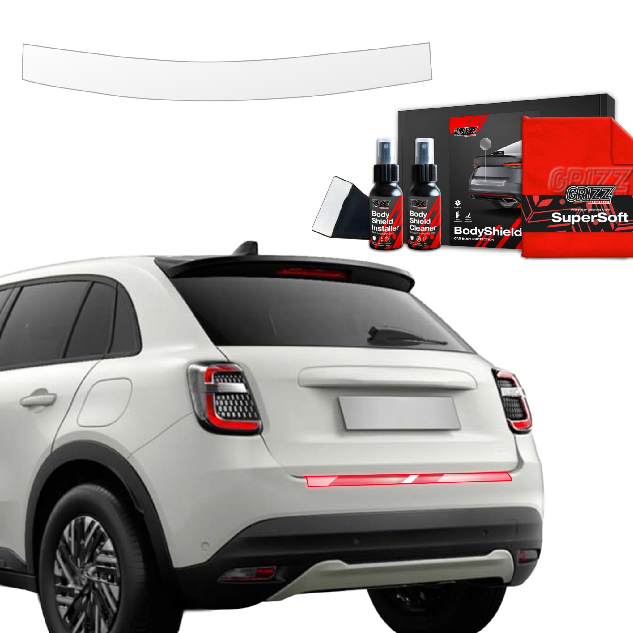 Folia ochronna Grizz Protector na próg bagażnika do Fiat 600 (2023-2026)