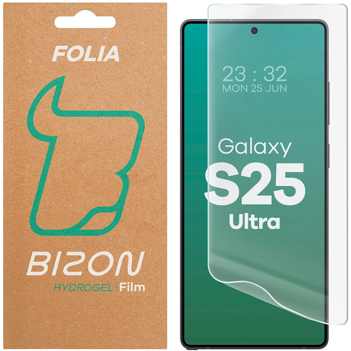 Folia hydrożelowa na ekran Bizon Film Hydrogel Front do Galaxy S25 Ultra, 1 sztuka