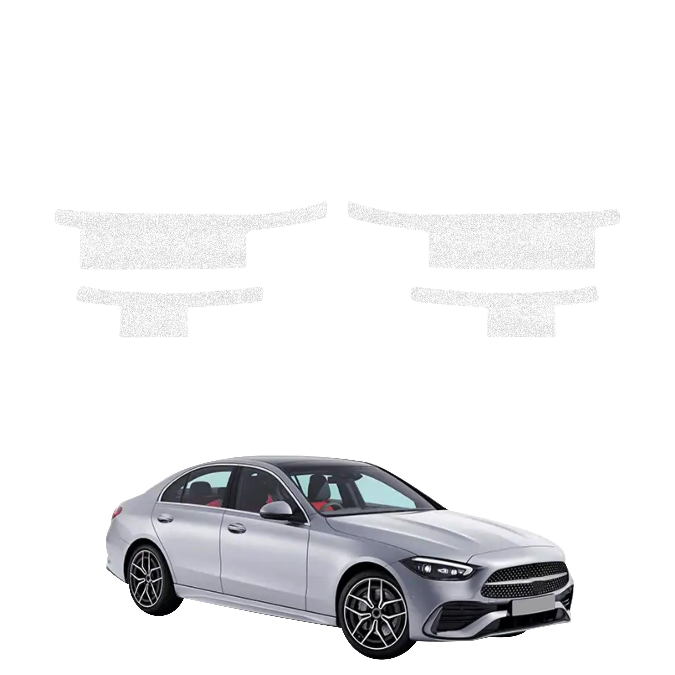4w1 Biała powłoka techniczna Grizz Protector na progi Mercedes C Klasa (2021-2026)