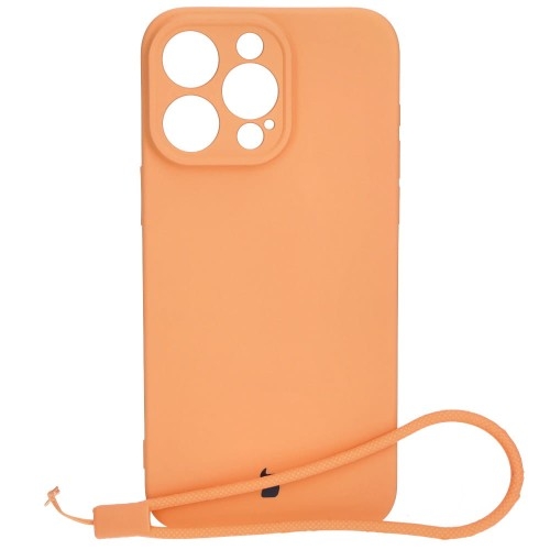 Image of Etui Bizon Case Silicone do iPhone 15 Pro Max, pomarańczowe