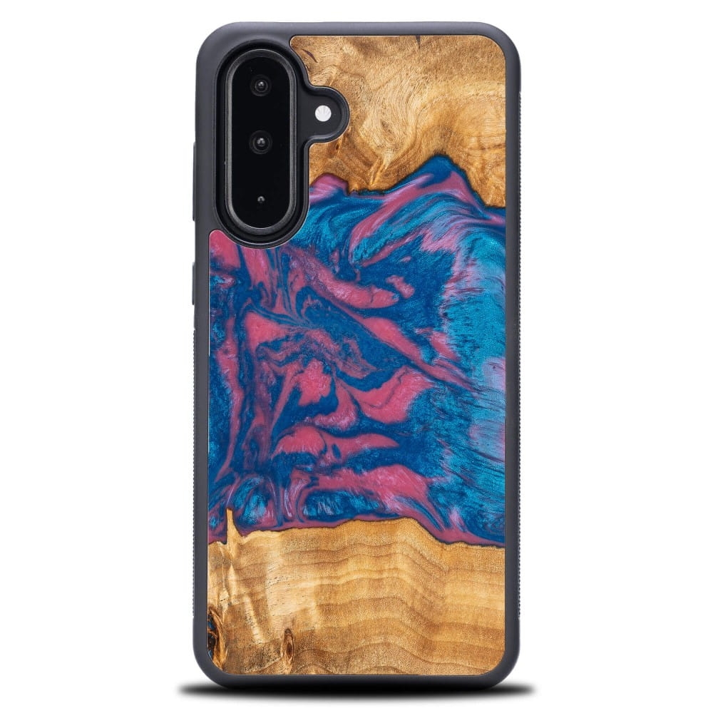 Image of Drewniane etui do Galaxy A26 5G, Bewood Unique Neons Vegas