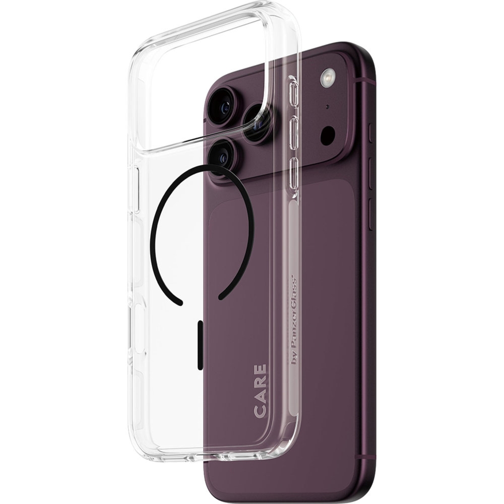 Etui CARE by PanzerGlass Urban Explorer Case do iPhone 18 Pro Max / 17 Pro Max do MagSafe, przezroczysto-czarne