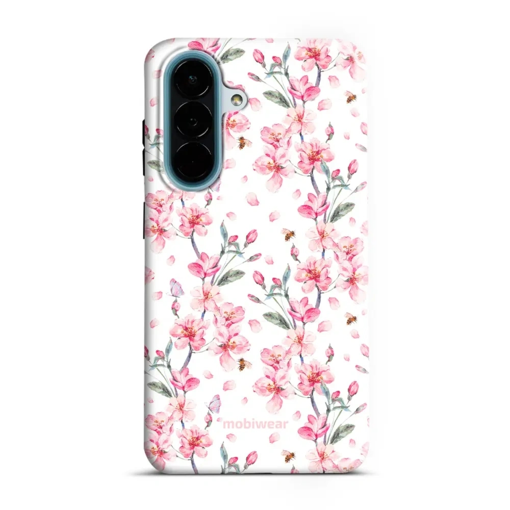 Etui ochronne do Galaxy A27 5G, Mobiwear Elite Pro, japoński bukiet