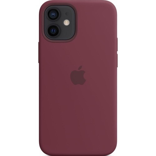 Image of Etui silikonowe Apple Silicone Case do iPhone 12 Mini z MagSafe, bordowe