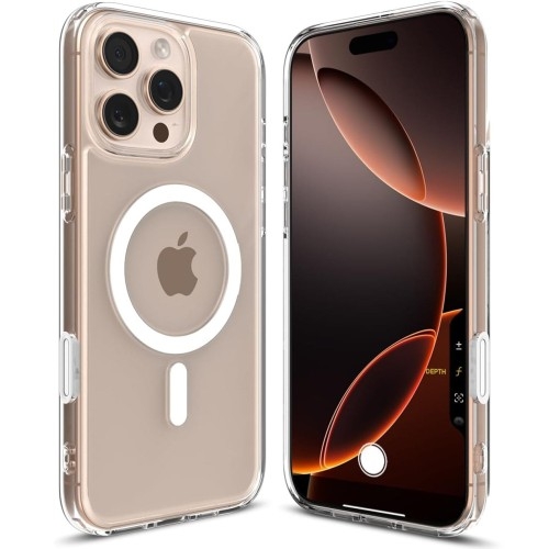 Image of Etui Spigen Ultra Hybrid T Mag (CC) do MagSafe do iPhone 16 Pro Max, przezroczysto-białe