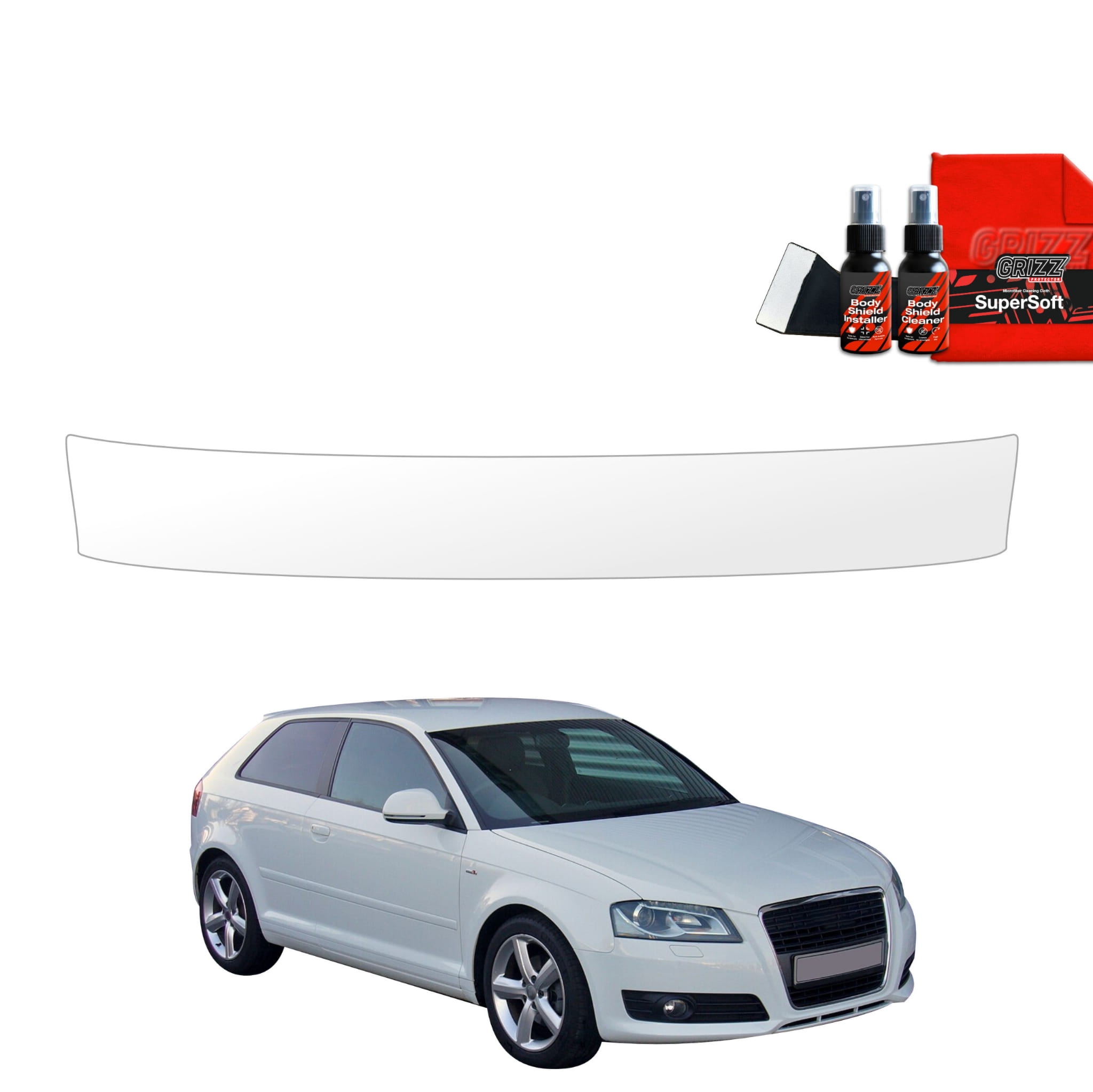 Folia ochronna na próg bagażnika Grizz Protector do Audi A3 8P Hatchback 3D (2003-2008)