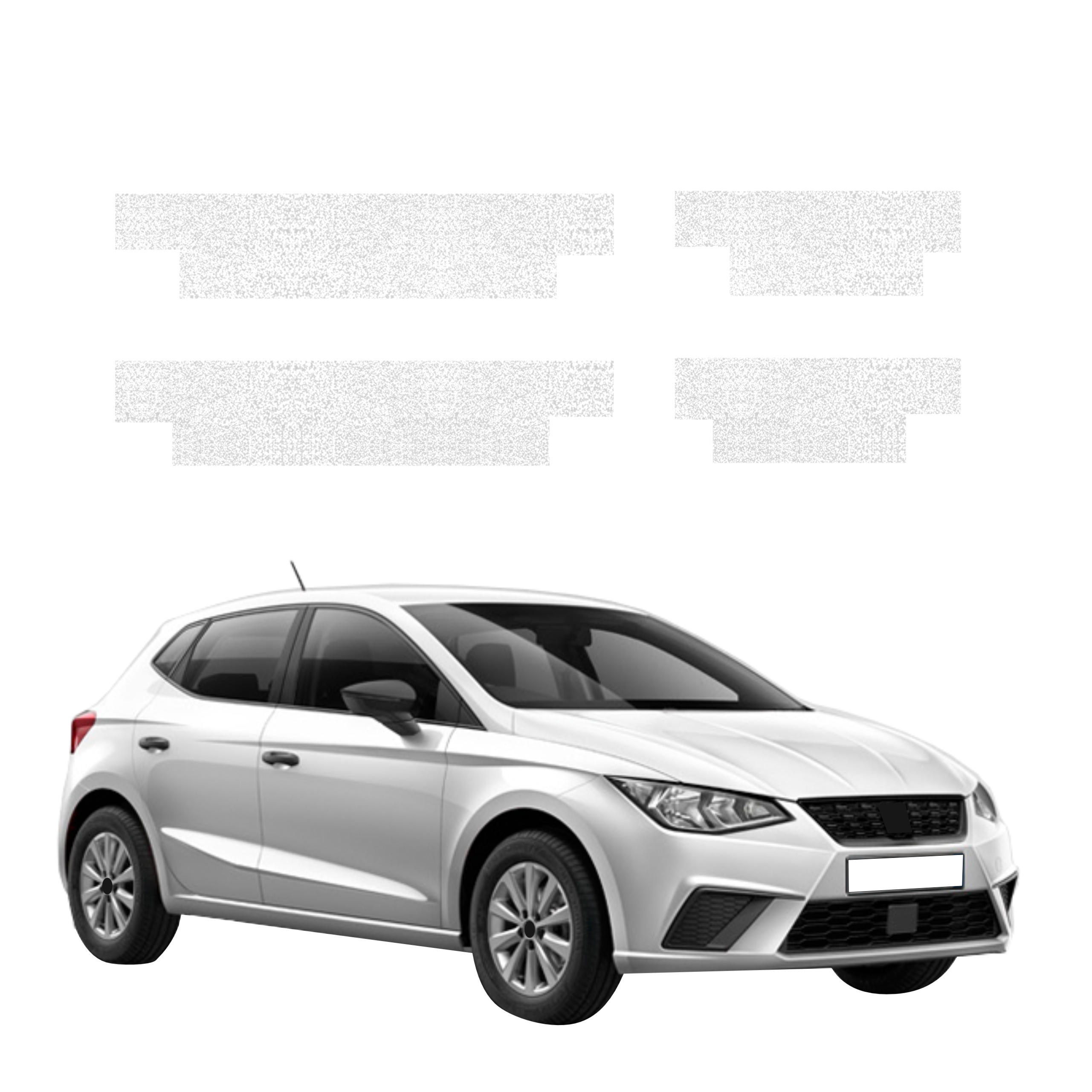 4w1 Biała powłoka techniczna Grizz Protector na progi Seat Ibiza (2021-2026)