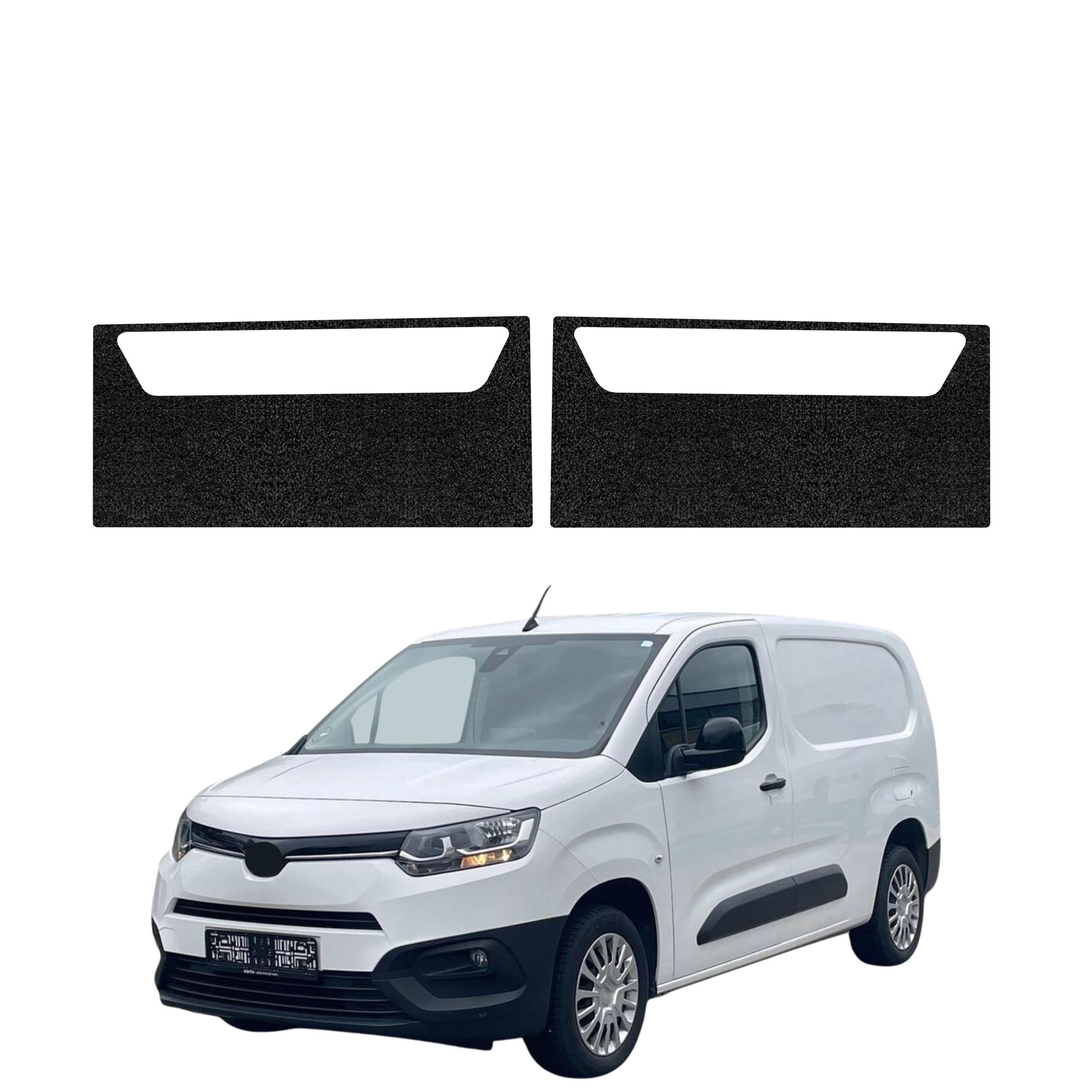 2w1 Czarna powłoka techniczna Grizz Protector na przednie progi Toyota Proace City (2018-2026)