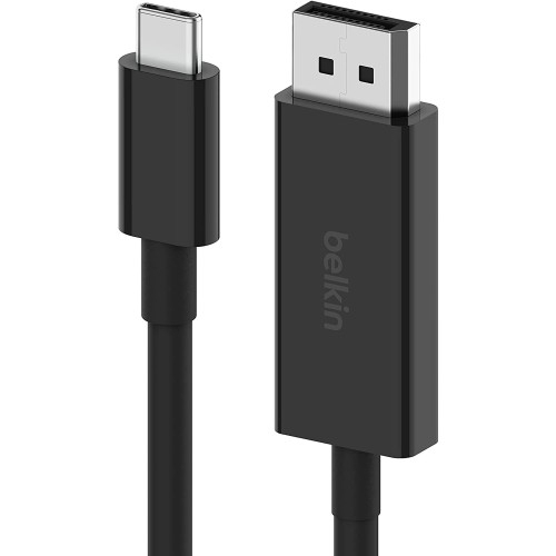 Image of Kabel Belkin Connect USB-C / DisplayPort 1.4 8K/60Hz HDR 2m, czarny