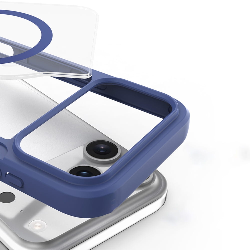 OUTLET: Etui Dux Ducis Skin X Pro Magnetic do iPhone 17 Pro do MagSafe, niebiesko-przezroczyste