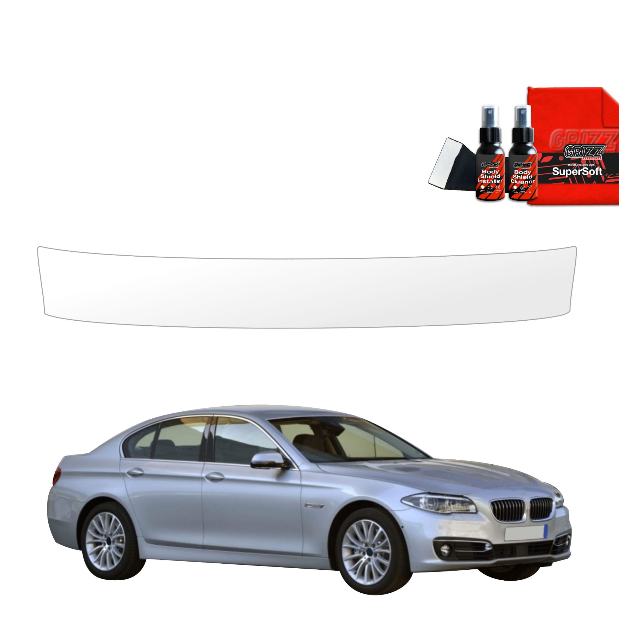Folia ochronna na próg bagażnika Grizz Protector do BMW 5 F10 Sedan LCI (2012-2017)