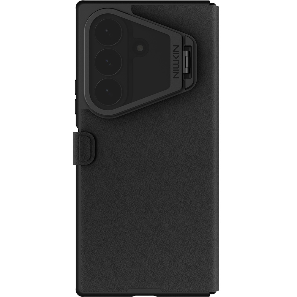 Etui z klapką i ochroną aparatu Nillkin Qin Prop do Galaxy Z Fold8 Ultra, czarne