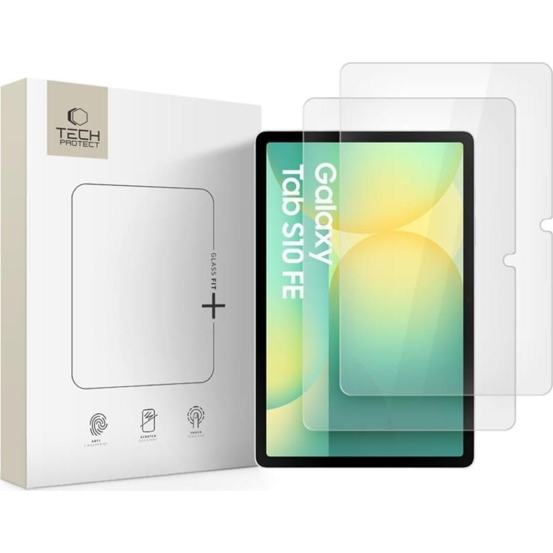 Szkło hartowane Tech-Protect Glass Fit+ do Galaxy Tab S7/S8/S9 11.0/S9 FE/S10 FE 10.9, 2 sztuki