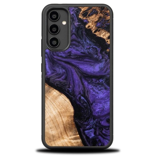 Image of Drewniane etui do Galaxy A34 5G, Bewood Unique Violet