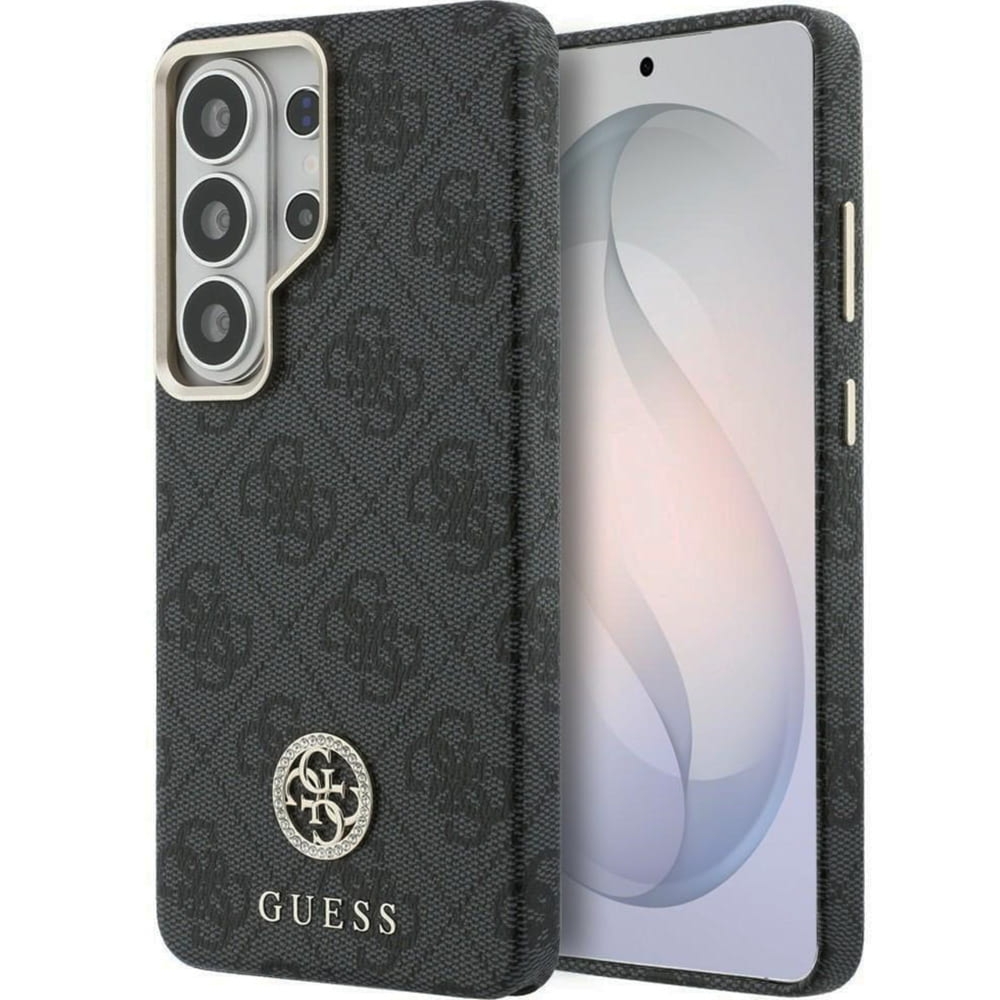 OUTLET: Etui Guess Saffiano Logo MagSafe do Galaxy S26 Ultra, czarne