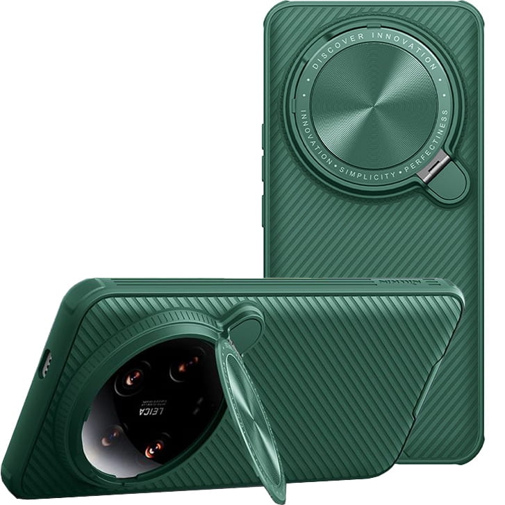 Image of OUTLET: Etui Nillkin CamShield Prop Magnetic do Xiaomi 14 Ultra, zielone