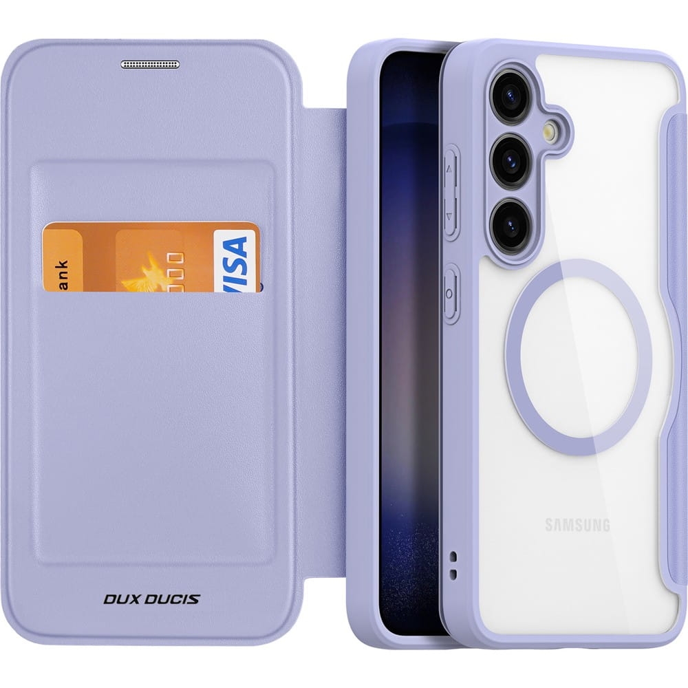 Image of OUTLET: Etui Dux Ducis Skin X Pro do Samsung Galaxy S24 Plus, fioletowe