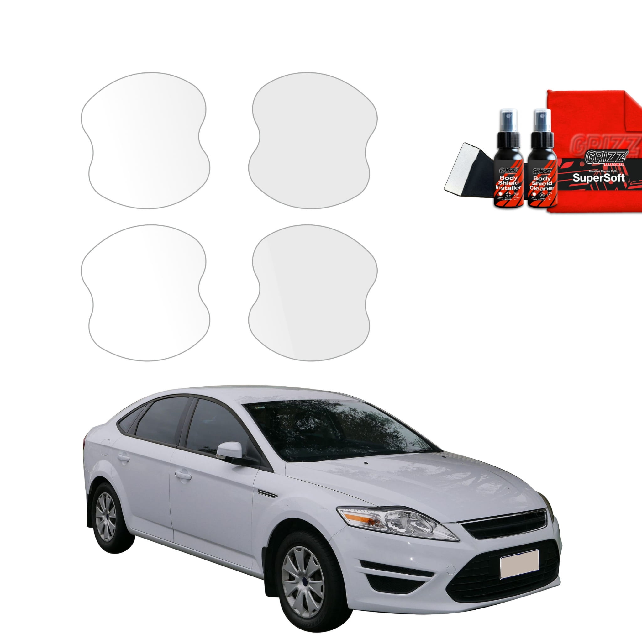 4w1 Folia ochronna pod klamki Grizz Protector do Ford Mondeo Mk4 (2010-2014)