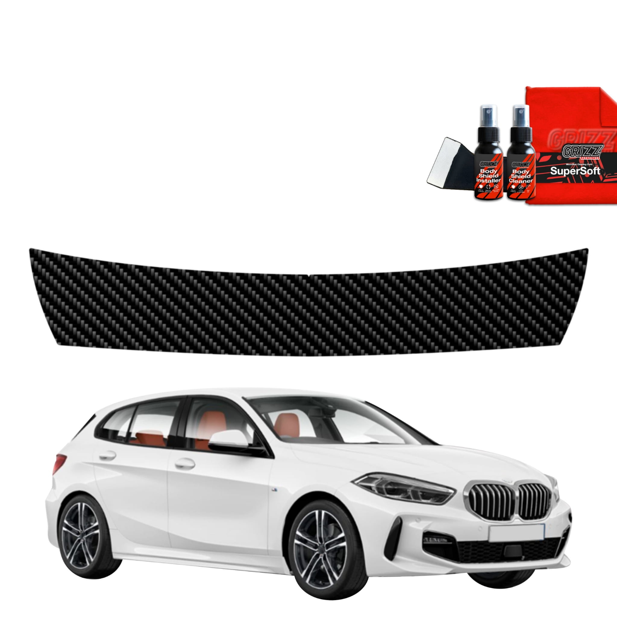 Folia karbonowa Grizz Protector na próg bagażnika do BMW 1 118i (2020-2026)
