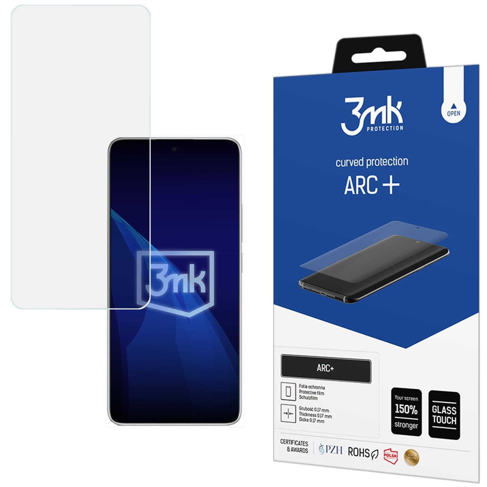 Image of Folia na ekran 3mk ARC+ do Xiaomi Redmi Note 14 5G