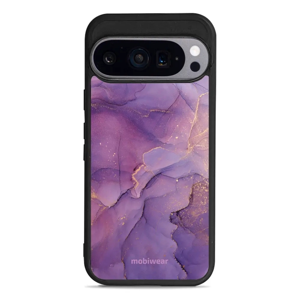 Etui ochronne do Google Pixel 9 Pro, Mobiwear Glossy Case, fioletowe