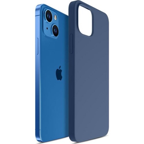 Image of Etui silikonowe 3mk Hardy Silicone MagCase MagSafe do iPhone 13, niebieskie