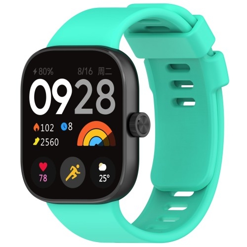Image of Pasek Bizon Strap Watch Silicone do Xiaomi Redmi Watch 4 / Xiaomi Band 8 Pro, ciemno-miętowy