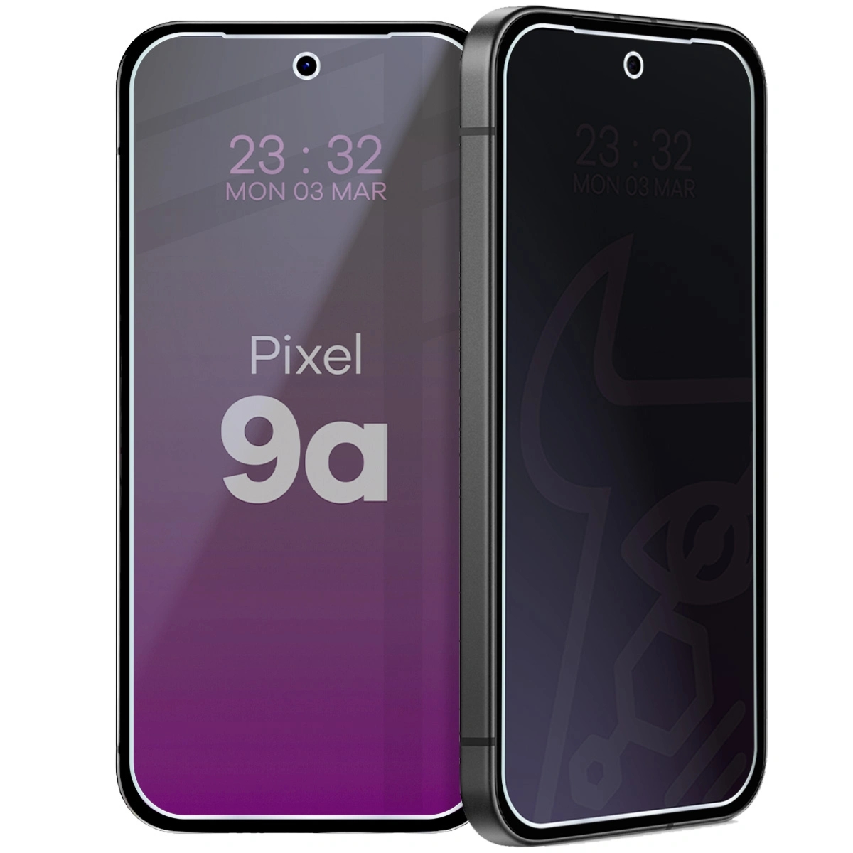 Prywatyzujące szkło hybrydowe Bizon Hybrid Shadow do Google Pixel 9a, matowe