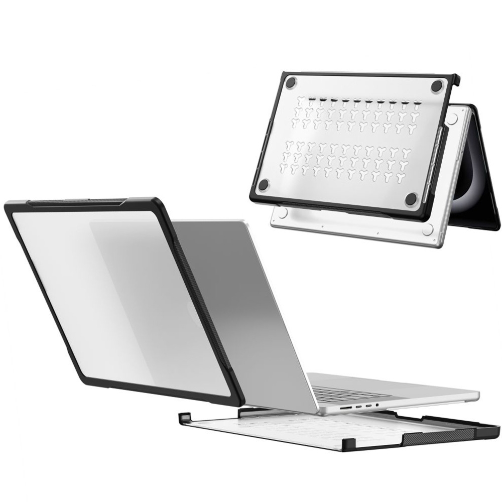 Etui Tech-Protect Velar do MacBook Pro 16″ 2026-2021, przezroczysto-matowe