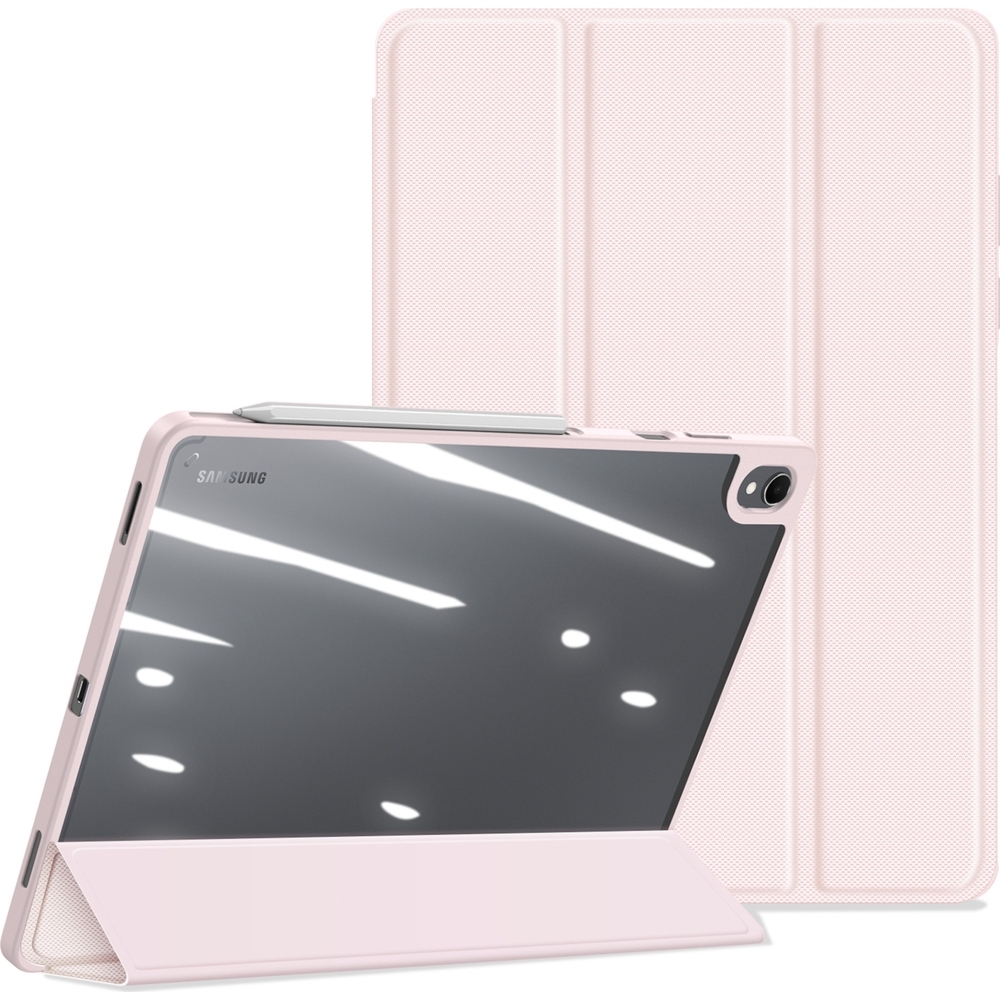 Etui z klapką Dux Ducis Toby do Galaxy Tab S12 Plus, różowy