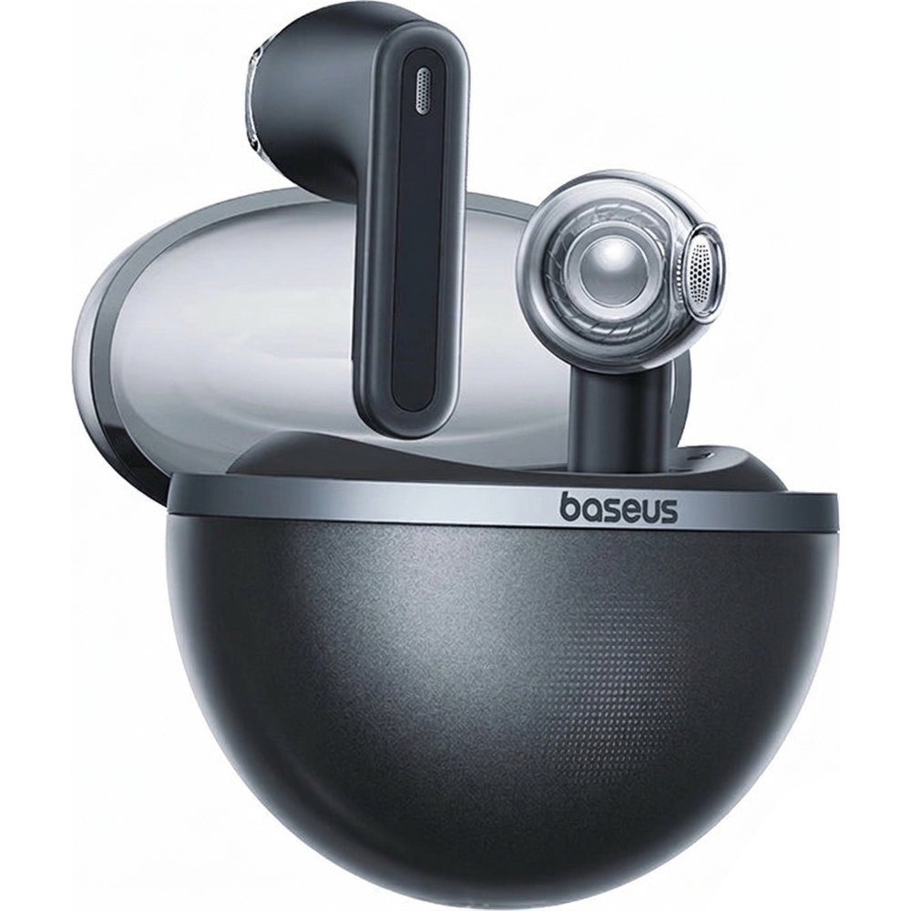 Słuchawki douszne bezprzewodowe Baseus Bowie E5, TWS, Bluetooth 5.3, przydymione-czarne