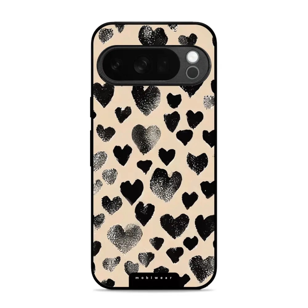 Etui ochronne do Pixel 10 Pro, Mobiwear Glossy Case, beżowa miłość