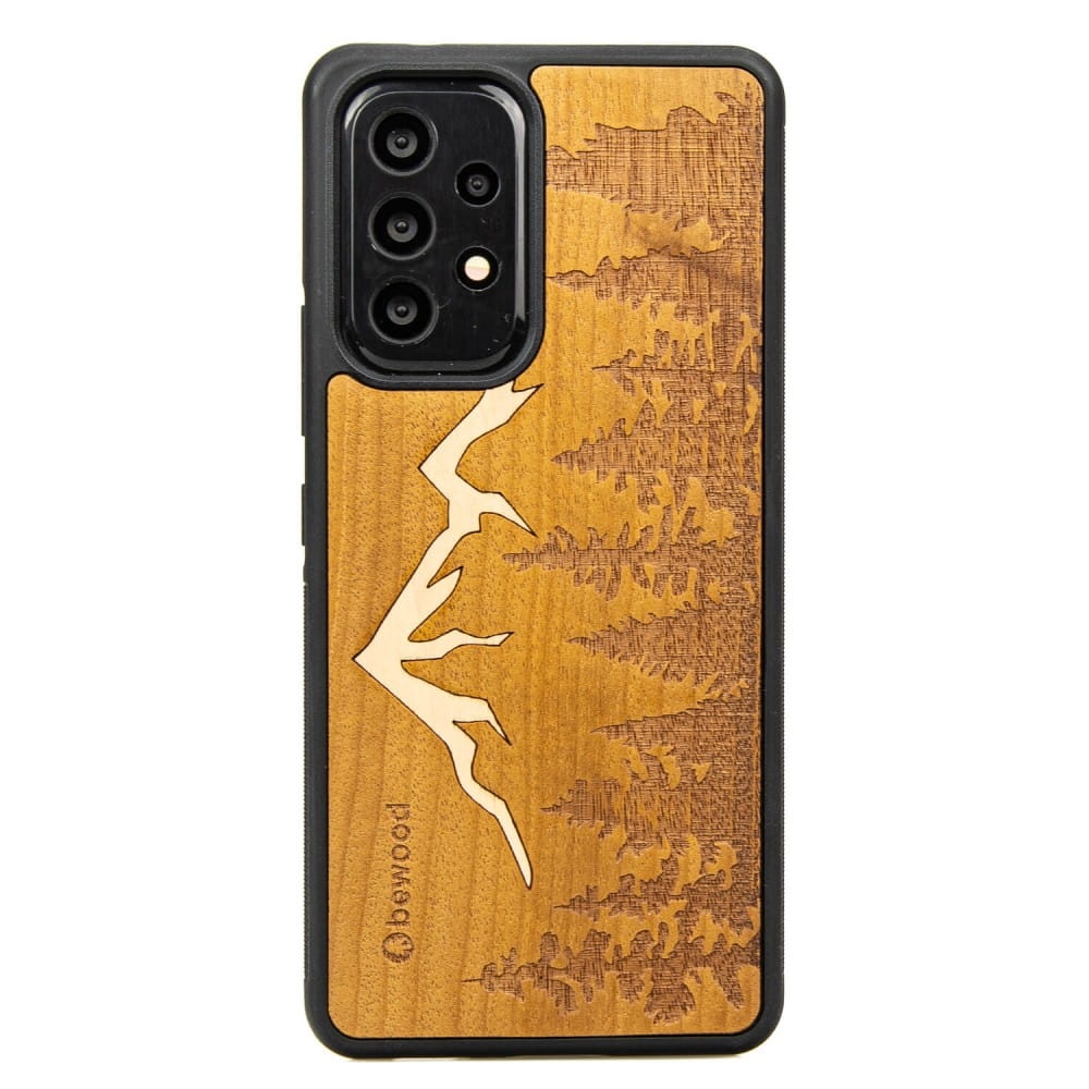 Image of Drewniane etui do Galaxy A33 5G, Bewood Góry Imbuia