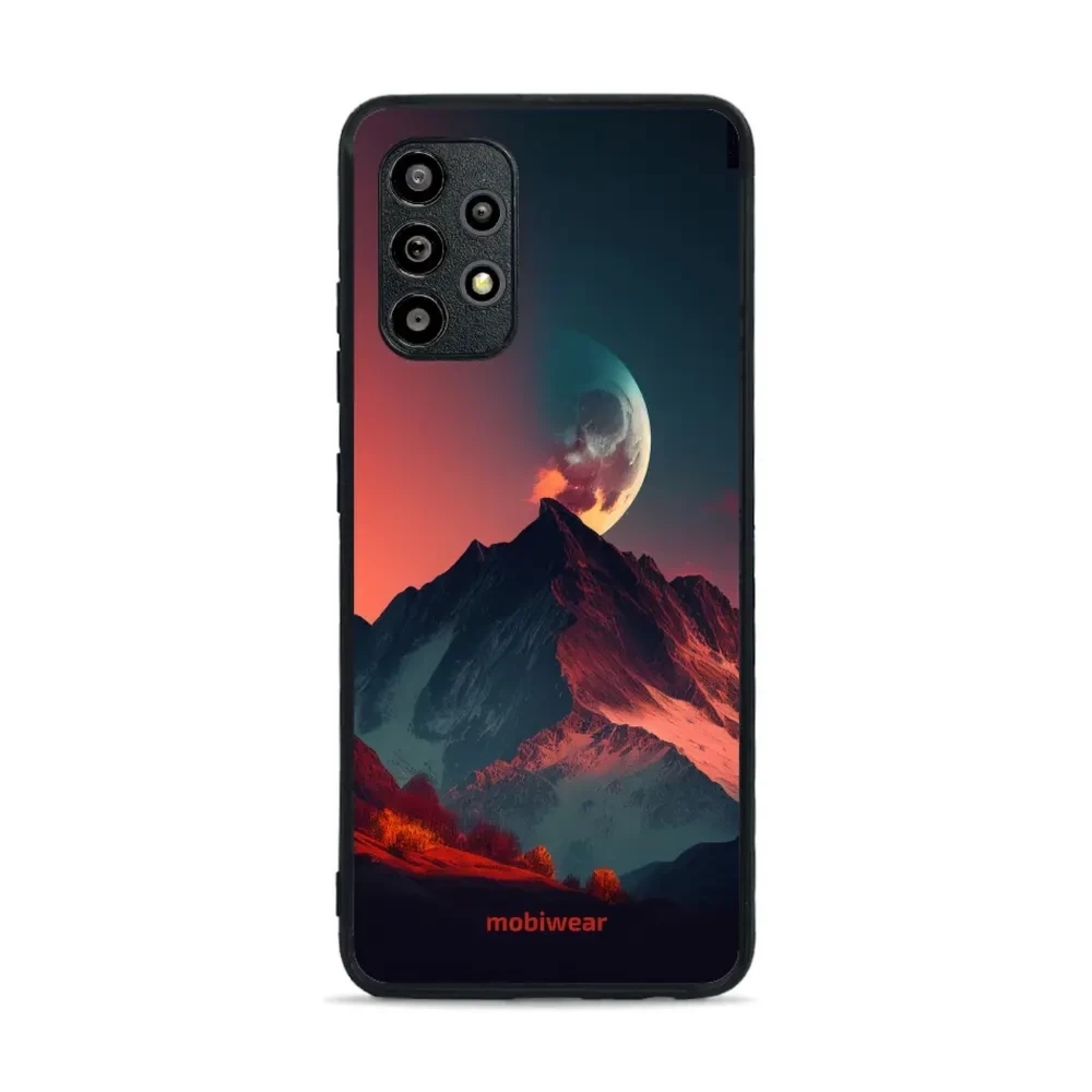 Etui ochronne do Galaxy A32 4G, Mobiwear Glossy Case, górski zmierzch