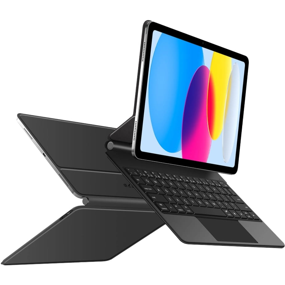 Image of Etui z klawiaturą Tech Protect Smartcase Keyboard do iPad 11 / 10 gen. 2025 / 2022, czarne