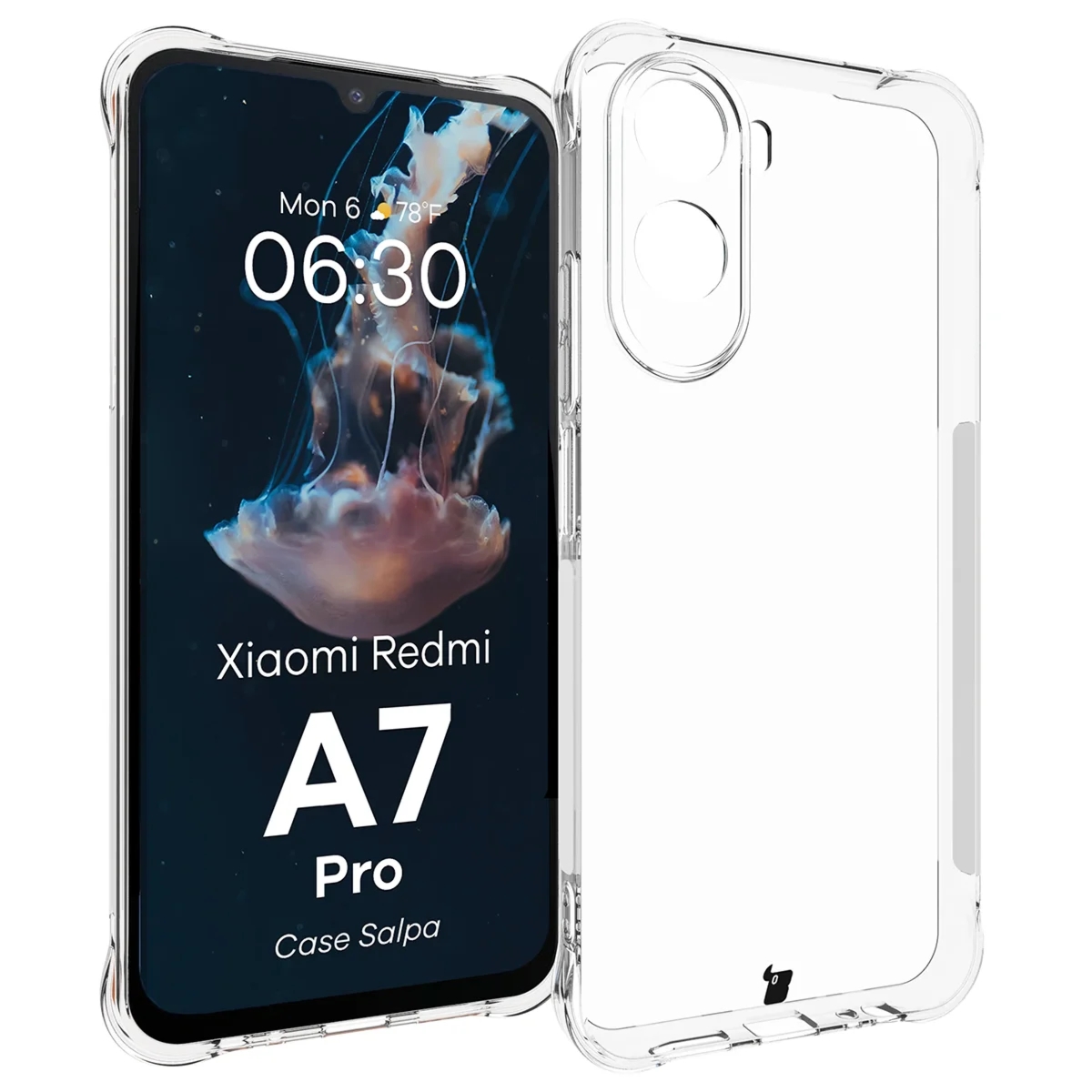 Elastyczne etui Bizon Case Salpa do Xiaomi Redmi A7 Pro, przezroczyste