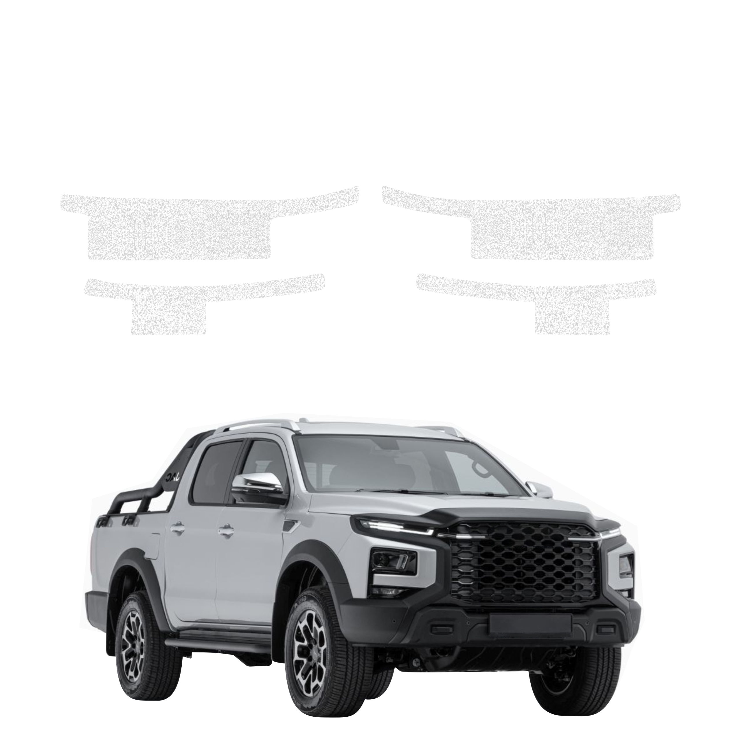 4w1 Biała powłoka techniczna Grizz Protector na progi JAC T9 (2025-2026)