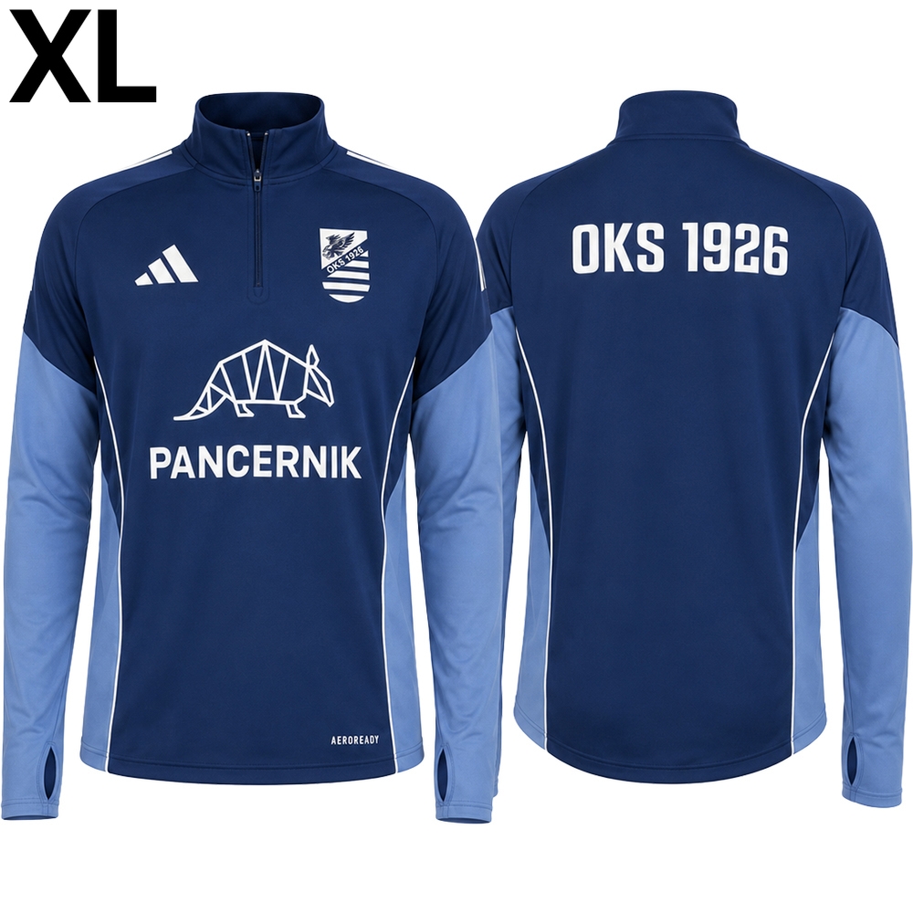 Bluza sportowa piłkarska, adidas Tiro 25 OKS 1926 x Pancernik, granatowa, XL