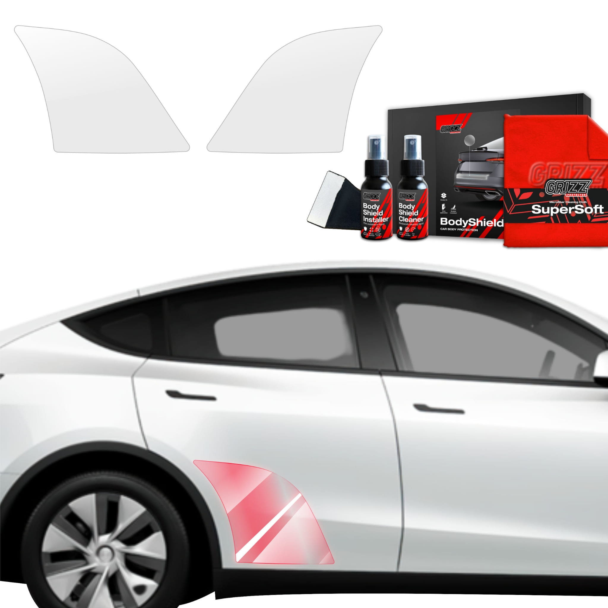 2w1 Folia ochronna na nadkola Grizz Protector do Tesla Model Y (2020-2024)