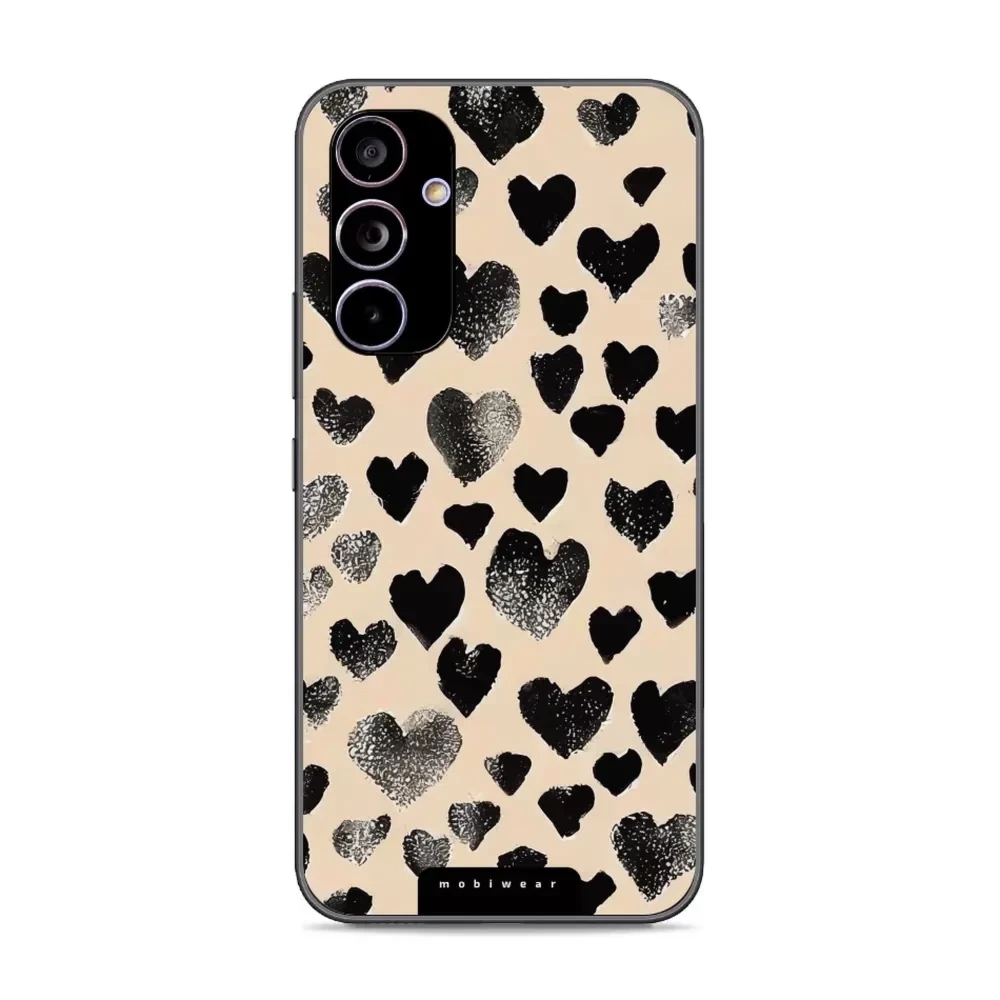 Etui ochronne do Galaxy A54 5G, Mobiwear Glossy Case, beżowa miłość