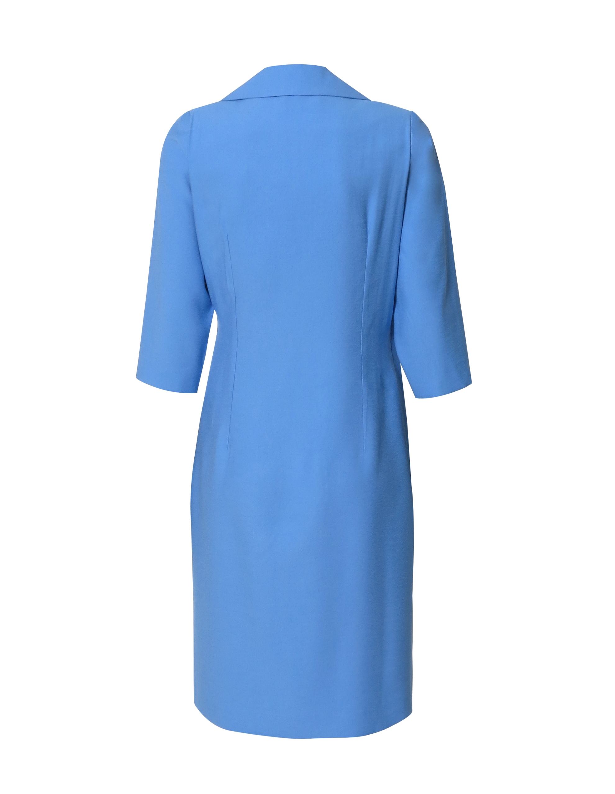 Sukienka wiązana z boku - niebieska