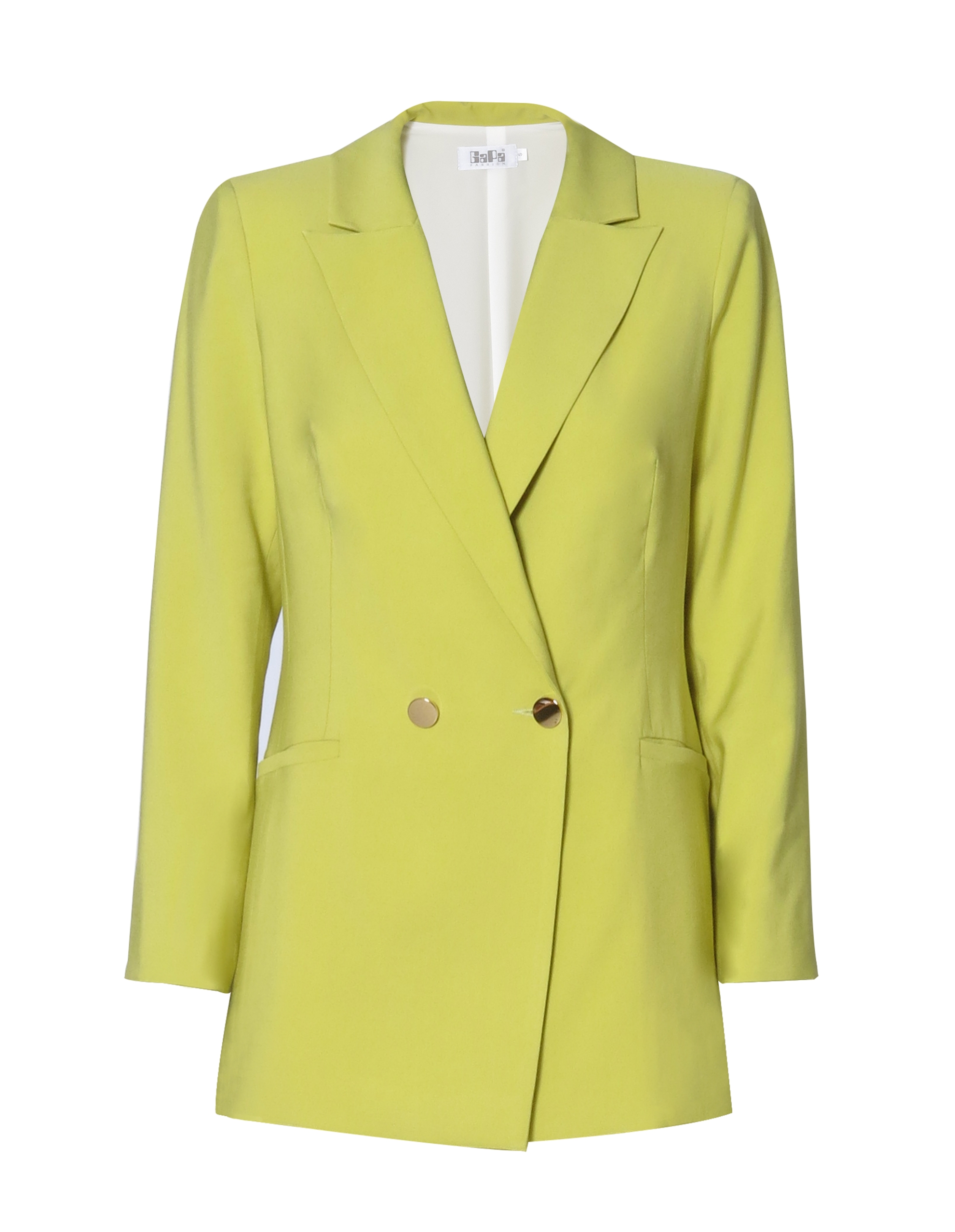 Marynarka żółto-zielona