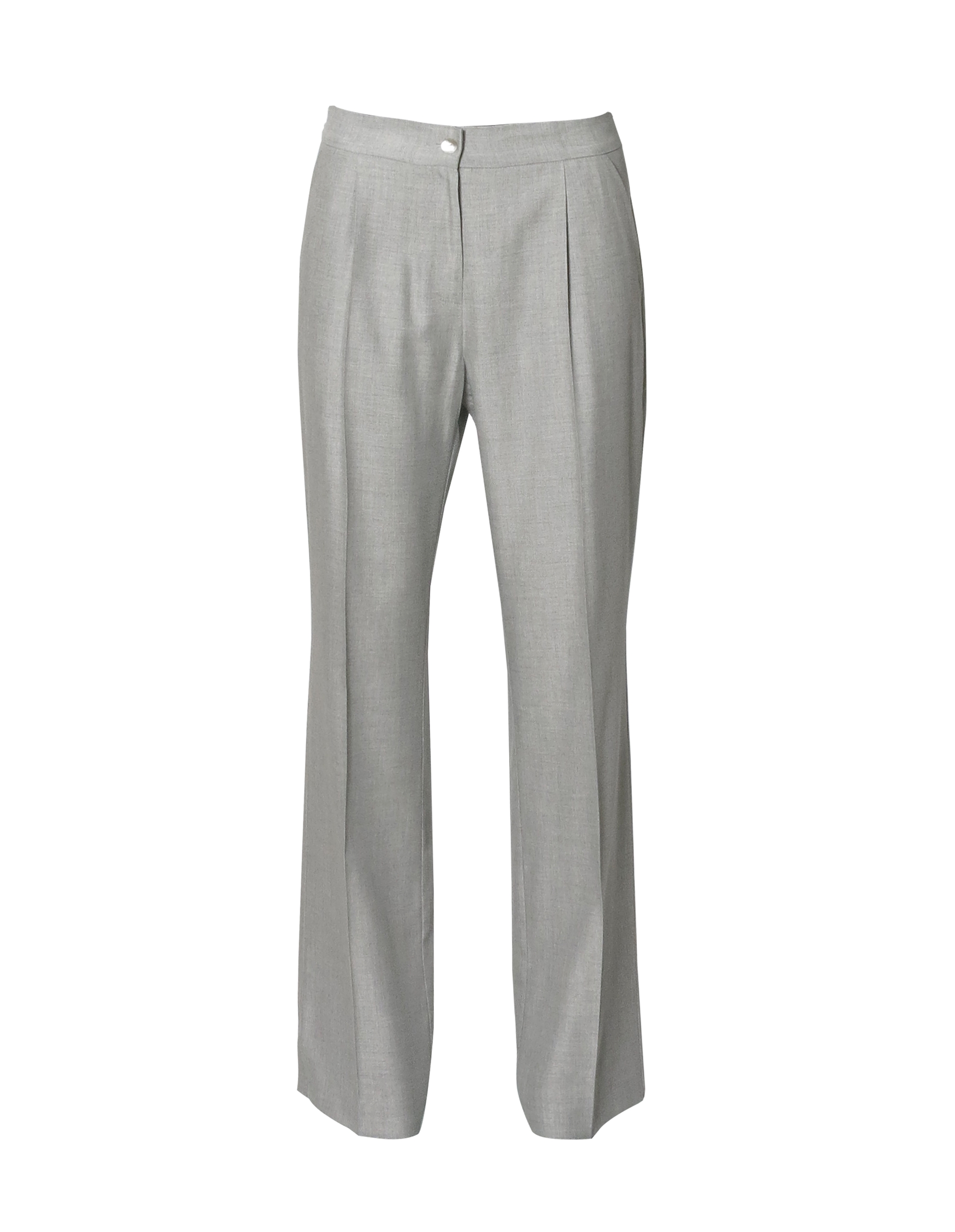 Spodnie z zakładką jasno miętowe