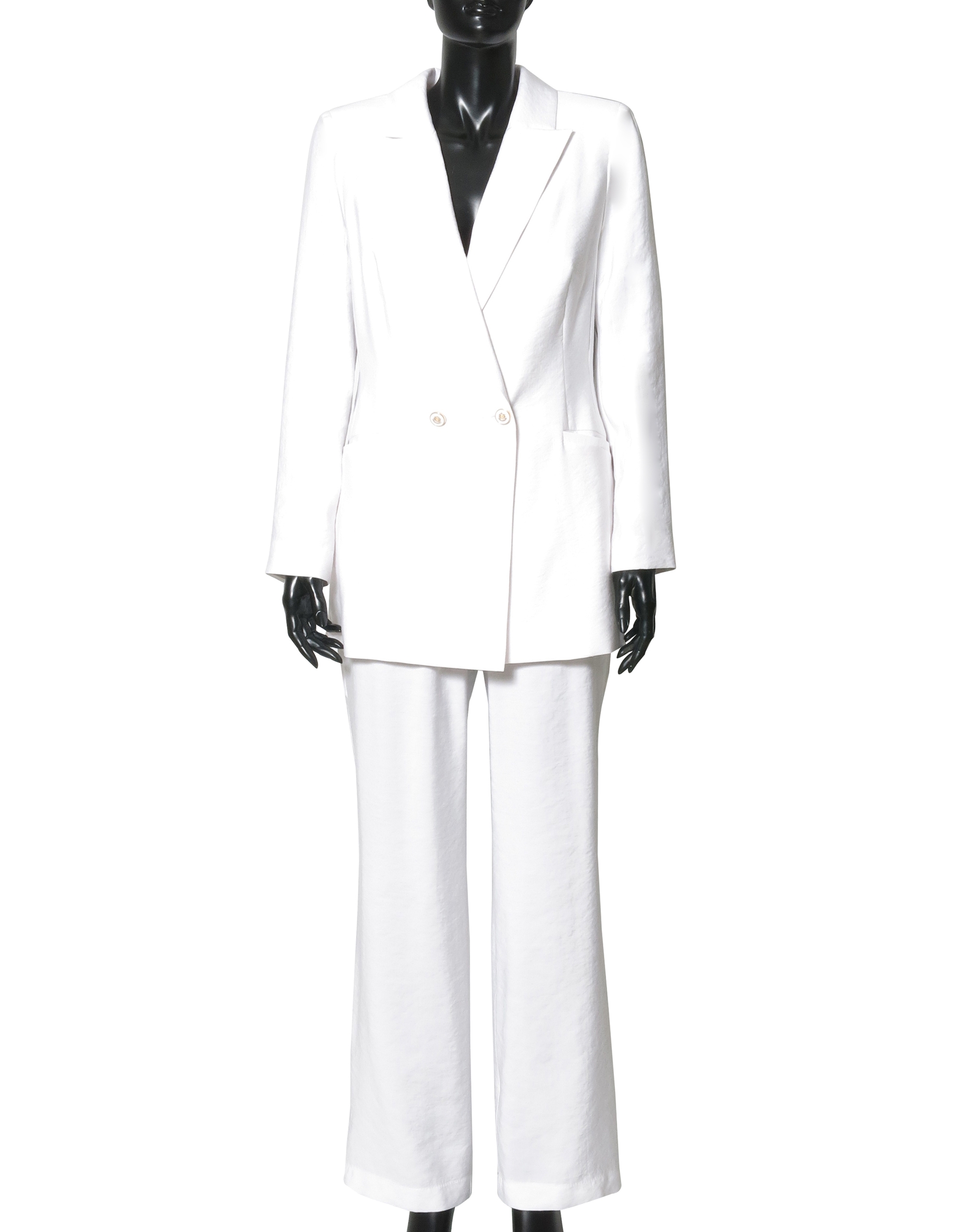 Mleczne letnie spodnie