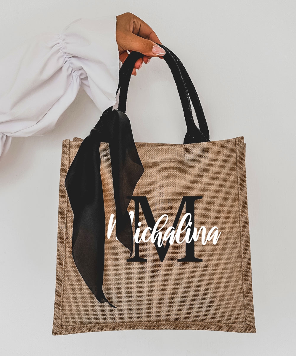 Prezent dla przyjaciółki - Stylowa torba z imieniem BOHO