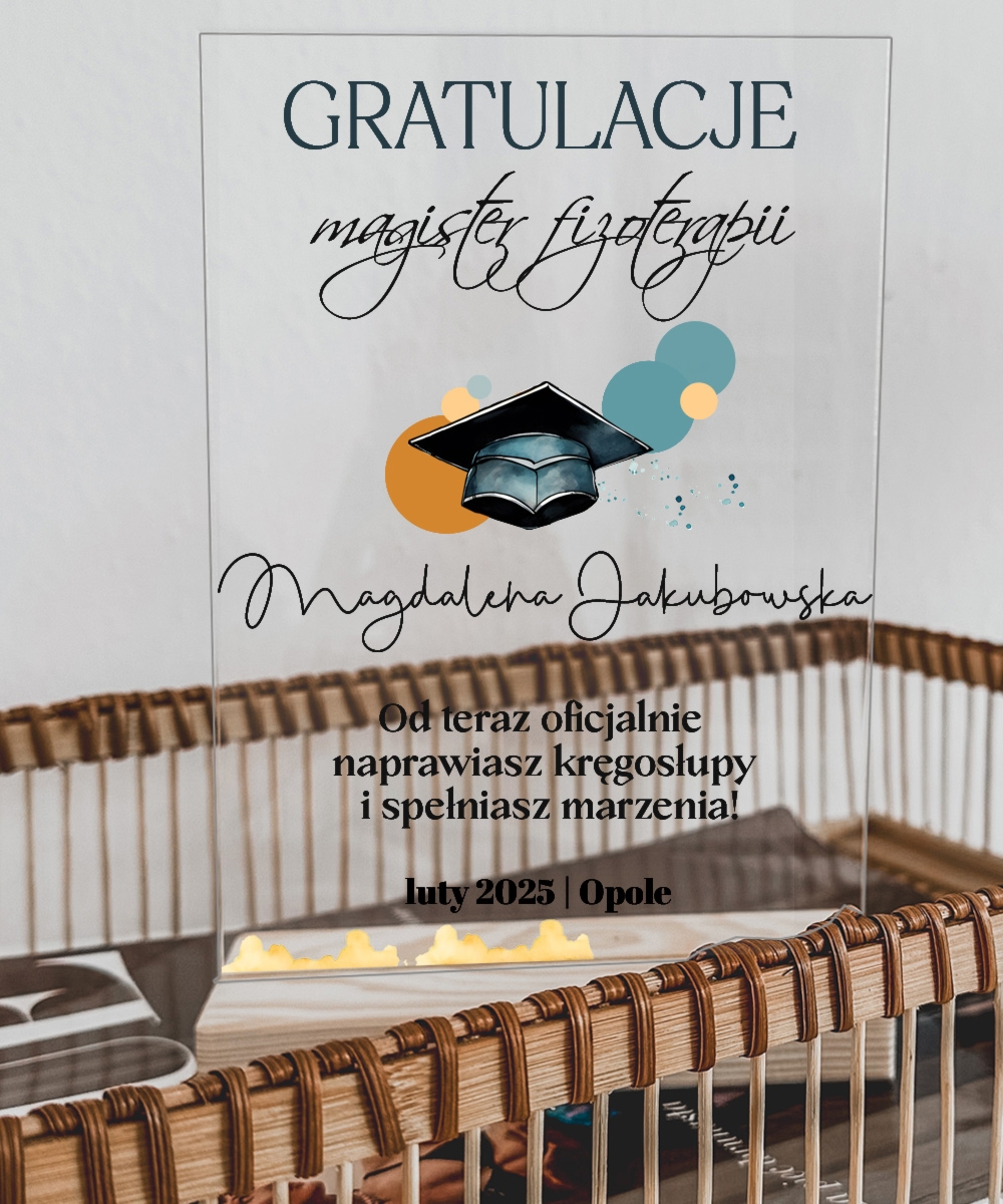 Statuetka dla fizjoterapeuty na obronę - prezent gratulacyjny