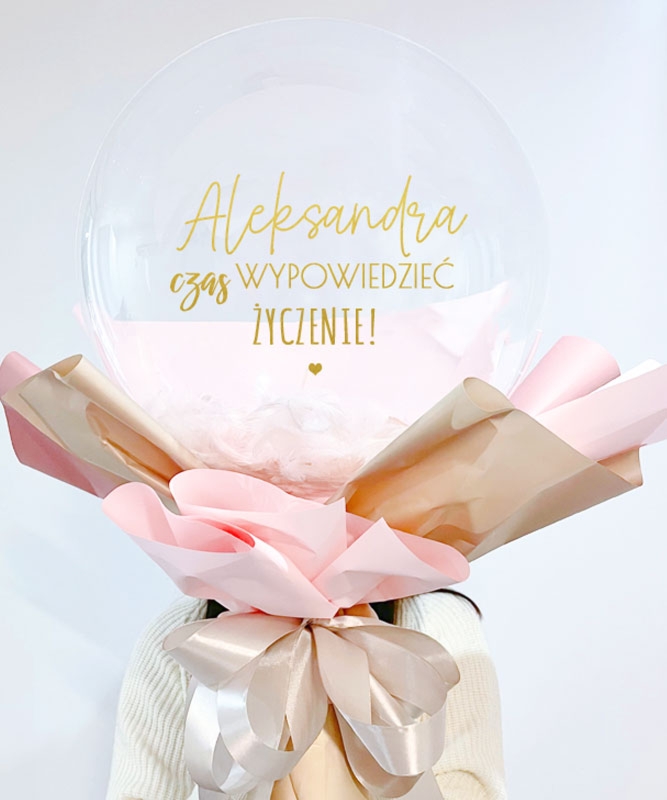 Elegancki bukiet na urodziny z personalizacją - Wypowiedz Życzenie
