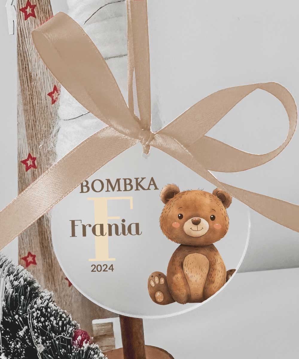 Dodatek do prezentu na święta dla chłopca Bombka MIŚ